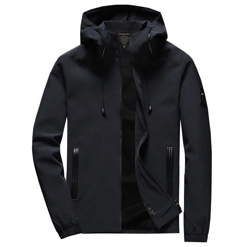 Brand Jacket Men Zipper Winter Spring Autumn Casual Solid Hooded Jackets Men's Outwear Slim Fit High Quality -8XL 210707, Black
Brand Jacket Men Zipper Winter Spring Autumn Casual Solid Hooded Jackets Men's Outwear Slim Fit High Quality -8XL 210707, Black