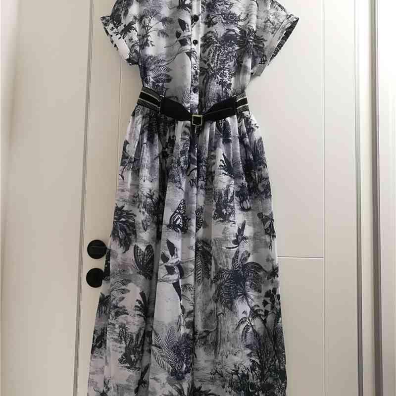 Truevoker Runway High Street Fashion Cotton Holiday Dres's Short Sleeve Vintage Print Midi Mujer Belted Party Vestidos 210602, Blue
Truevoker Runway High Street Fashion Cotton Holiday Dres's Short Sleeve Vintage Print Midi Mujer Belted Party Vestidos 210602, Blue