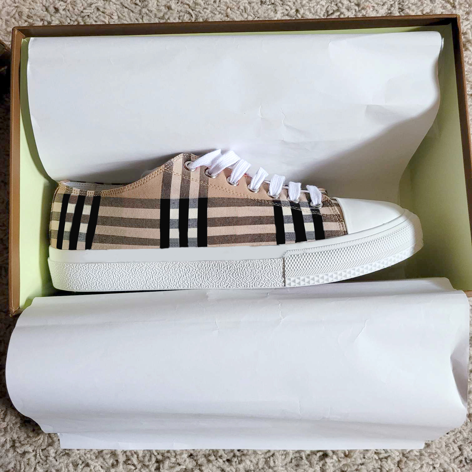 2021 Designer Shoes Logo Print Vintage Check Cotton Sneakers For women and men Lace up lattice Sneaker Summer Outdoor Casual Shoes With Box, Black
2021 Designer Shoes Logo Print Vintage Check Cotton Sneakers For women and men Lace up lattice Sneaker Summer Outdoor Casual Shoes With Box, Black
