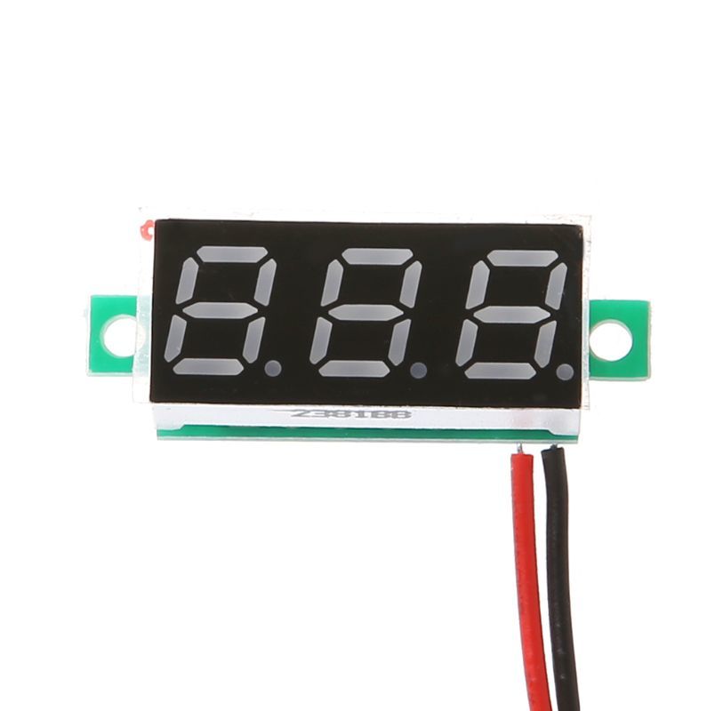 1 Pc 0.28 Inch Dc 2.5V-30V 2 Wire Mini Digital Voltmeter Led Screen Voltage Tester Meter