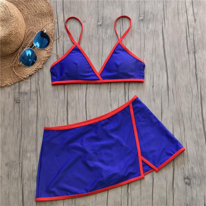Women' Swimwear Triangle Girls Swimsuits 2021 Bikini Fake Skirt Set Sexy Push Up Split Beach Wear Bathing Suit, As picture
Women' Swimwear Triangle Girls Swimsuits 2021 Bikini Fake Skirt Set Sexy Push Up Split Beach Wear Bathing Suit, As picture