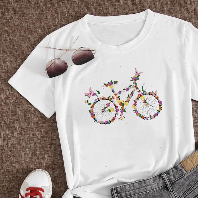 Women T Shirts Aesthetic Shirt Butterfly Bicycle Fashion Harajuku Tee Casual Korean Style Graphic Hip Hop Female Dropship, White
Women T Shirts Aesthetic Shirt Butterfly Bicycle Fashion Harajuku Tee Casual Korean Style Graphic Hip Hop Female Dropship, White