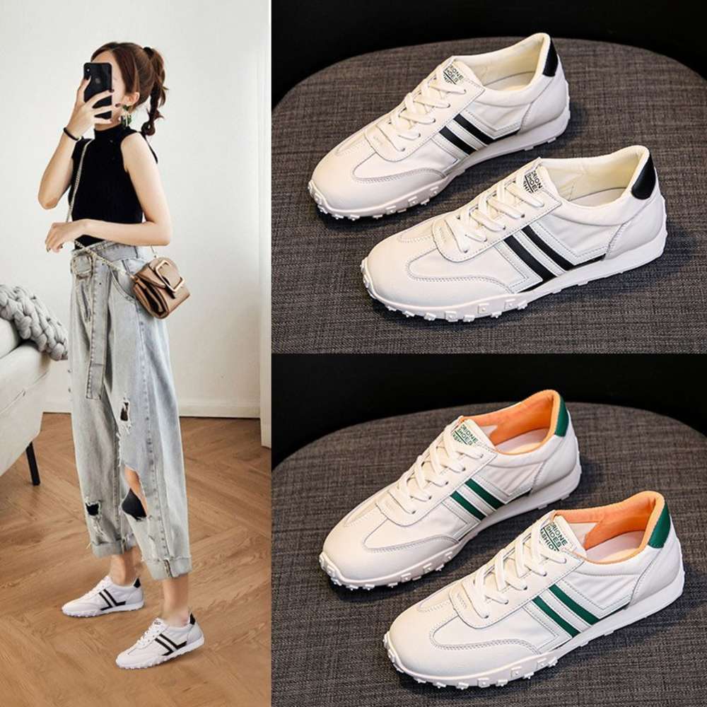 Casual shoes Xiaobai shoes women's spring and summer 2021 new real soft leather sole breathable sports casual Forrest Gump K3GA, Black
Casual shoes Xiaobai shoes women's spring and summer 2021 new real soft leather sole breathable sports casual Forrest Gump K3GA, Black