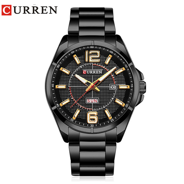 CURREN Luxury Men Watch Military Casual Sport Watches Men's Fashion Quartz Wristwatch Date Week Display Clock Relogio Masculino 210517, Black blue
CURREN Luxury Men Watch Military Casual Sport Watches Men's Fashion Quartz Wristwatch Date Week Display Clock Relogio Masculino 210517, Black blue