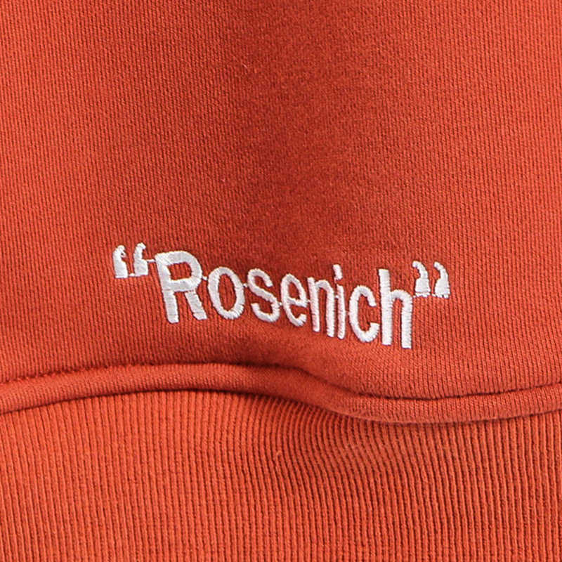 Men Hoodie Embroidery Rosenich 100% Polyester Casual Hooded Sweatshirts Pullover Homme High Quality Hoodies Dress Male WholeSale 210601