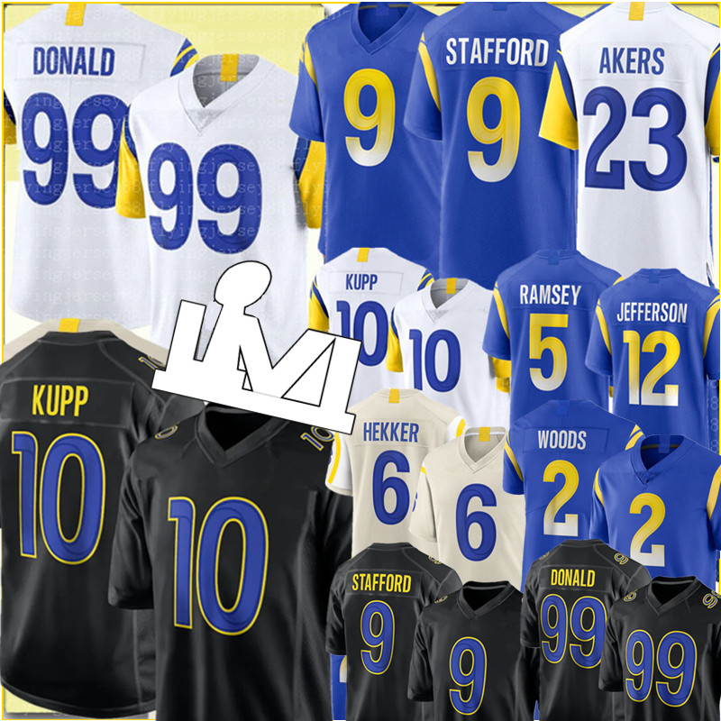 99 Aaron Donald 10 Cooper Kupp Jersey 9 Matthew Stafford Johnny Hekker 23 Cam Akers Football Jerseys Eric Dickerson Jared Goff Robert Woods Todd Gurley II Jalen Ramsey, 2022 men {s-xxxl}
99 Aaron Donald 10 Cooper Kupp Jersey 9 Matthew Stafford Johnny Hekker 23 Cam Akers Football Jerseys Eric Dickerson Jared Goff Robert Woods Todd Gurley II Jalen Ramsey, 2022 men {s-xxxl}