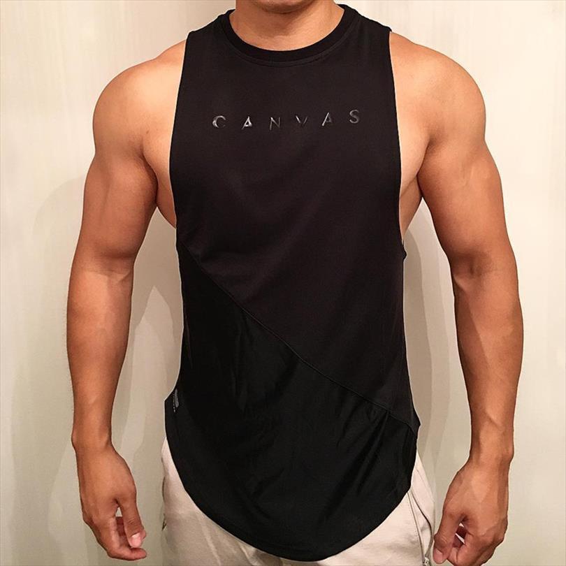 fitness brand tank men bodybuilding gyms clothing mens sports vest tight fast dry running training stretch splicing, White;black
fitness brand tank men bodybuilding gyms clothing mens sports vest tight fast dry running training stretch splicing, White;black
