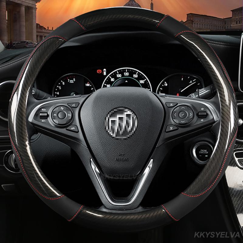 Steering Wheel Covers Carbon Fiber Leather Car Interior Accessories 38cm For Lacrosse Excellet Verano Regal Styling
Steering Wheel Covers Carbon Fiber Leather Car Interior Accessories 38cm For Lacrosse Excellet Verano Regal Styling