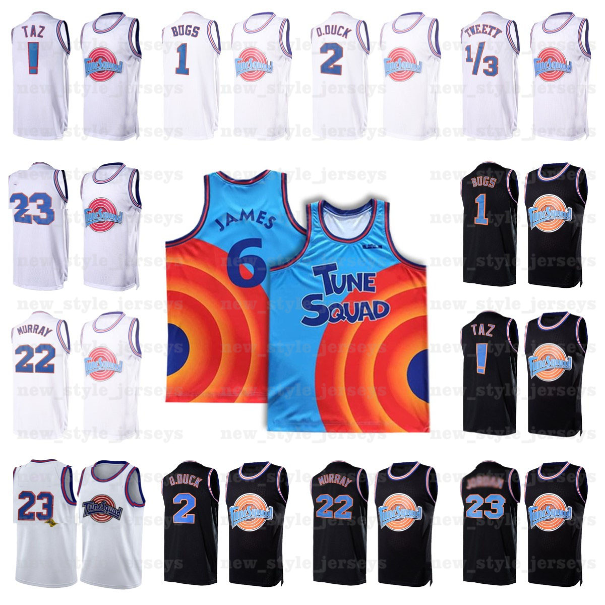 NCAA Mens Movie Space Jam 2 Jersey Bugs Bunny tunes squad Michael D.DUCK ! Taz 1/3 Tweety 22 Bill Murray James 10 Lola Basketball Jerseys, Men
NCAA Mens Movie Space Jam 2 Jersey Bugs Bunny tunes squad Michael D.DUCK ! Taz 1/3 Tweety 22 Bill Murray James 10 Lola Basketball Jerseys, Men