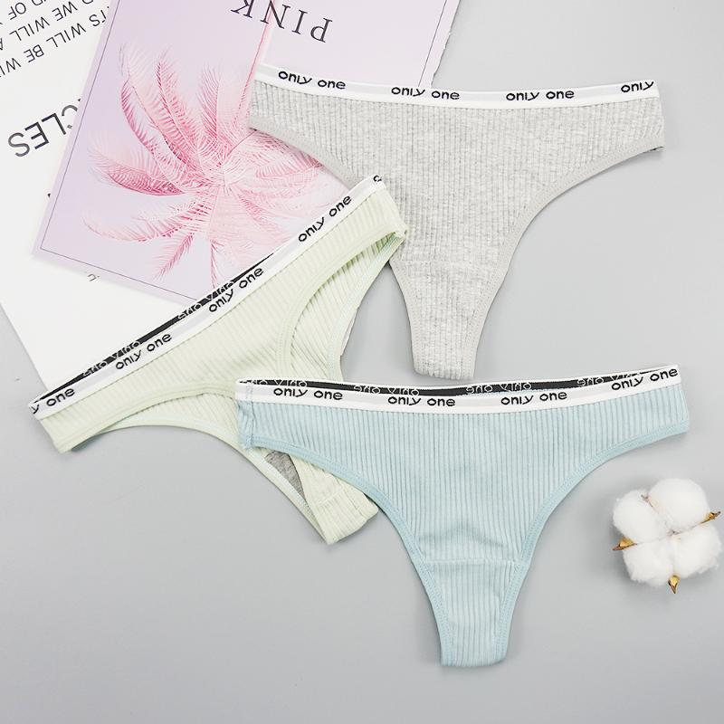 Women's Panties 3pcs/lot Cotton Solid Color Sexy G String Women Fashion Lingerie Plus Size Underwear 40
Women's Panties 3pcs/lot Cotton Solid Color Sexy G String Women Fashion Lingerie Plus Size Underwear 40