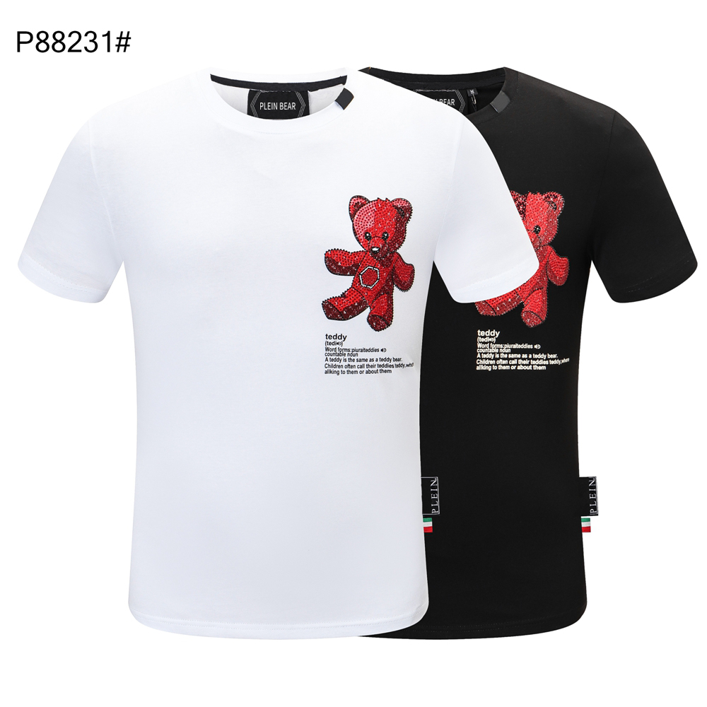 PLEIN BEAR T SHIRT Mens Designer Tshirts Brand Clothing Rhinestone Skull Men T-shirts Classical High Quality Hip Hop Streetwear Tshirt Casual Top Tees PB 11242, Black
PLEIN BEAR T SHIRT Mens Designer Tshirts Brand Clothing Rhinestone Skull Men T-shirts Classical High Quality Hip Hop Streetwear Tshirt Casual Top Tees PB 11242, Black