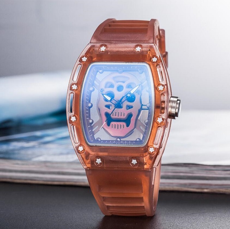 High-quality Automatic Watch Skull Skeleton Designer Silicone strap Men Women Wristwatches, As pic
High-quality Automatic Watch Skull Skeleton Designer Silicone strap Men Women Wristwatches, As pic