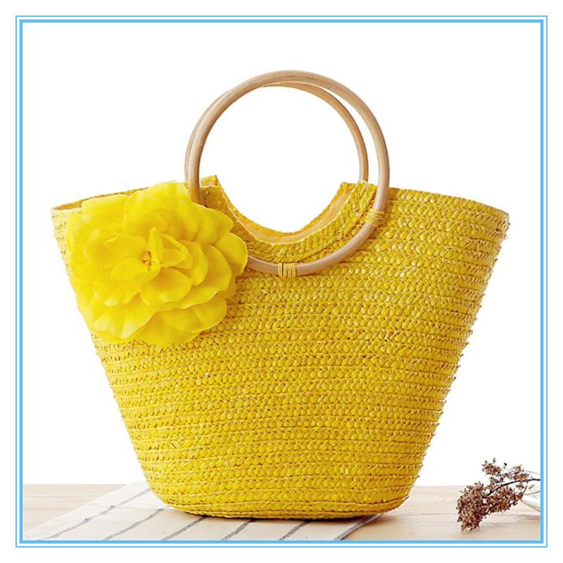 Evening Bags 2021 Totes Chic Rattan Handle With Flower Girls Straw Lady Leisure Vacation Woman Beach Handbags SMT223
Evening Bags 2021 Totes Chic Rattan Handle With Flower Girls Straw Lady Leisure Vacation Woman Beach Handbags SMT223