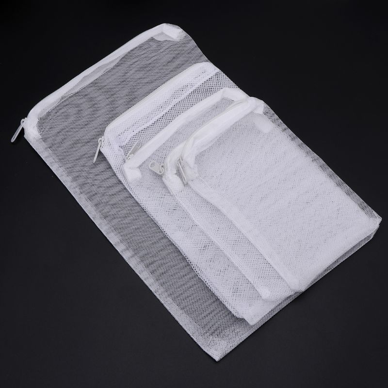 5 Stks/set Aquarium Filter Zak Aquarium Mesh Bag Zipper Net Vijver For Bio Bal Active Carbon Isolation Storage 5-meters
