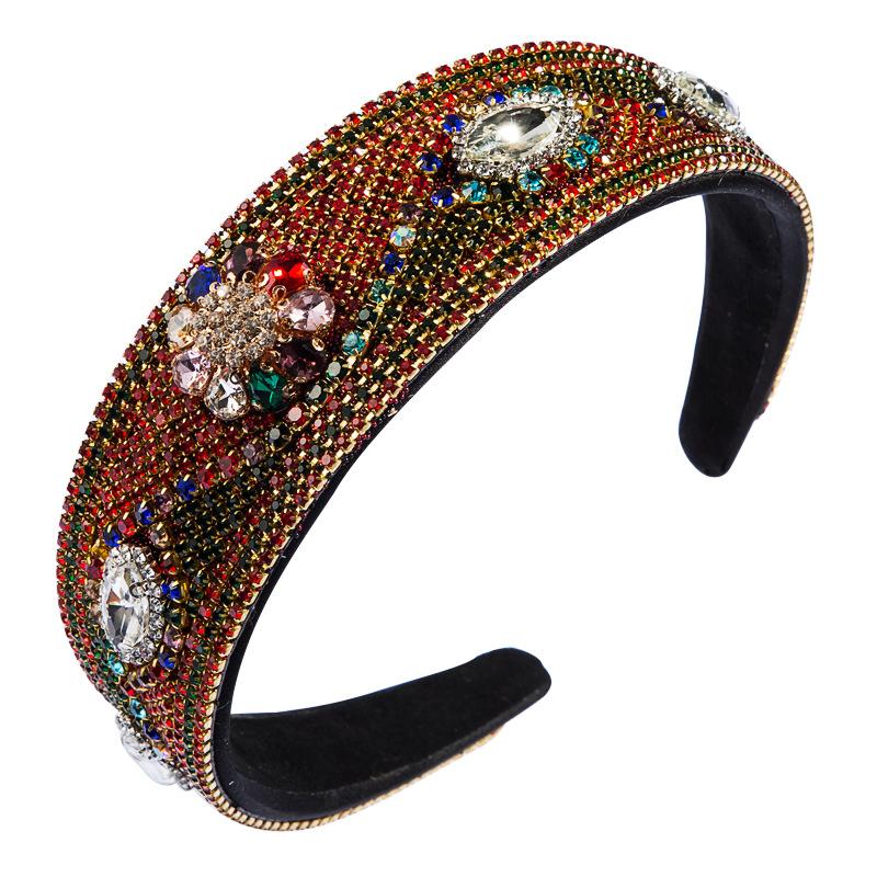 Hair Accessories Luxury Baroque Color Rhinestone Headband Fashion Women's Full Wide Side Hairbands Boutique Hoop
Hair Accessories Luxury Baroque Color Rhinestone Headband Fashion Women's Full Wide Side Hairbands Boutique Hoop