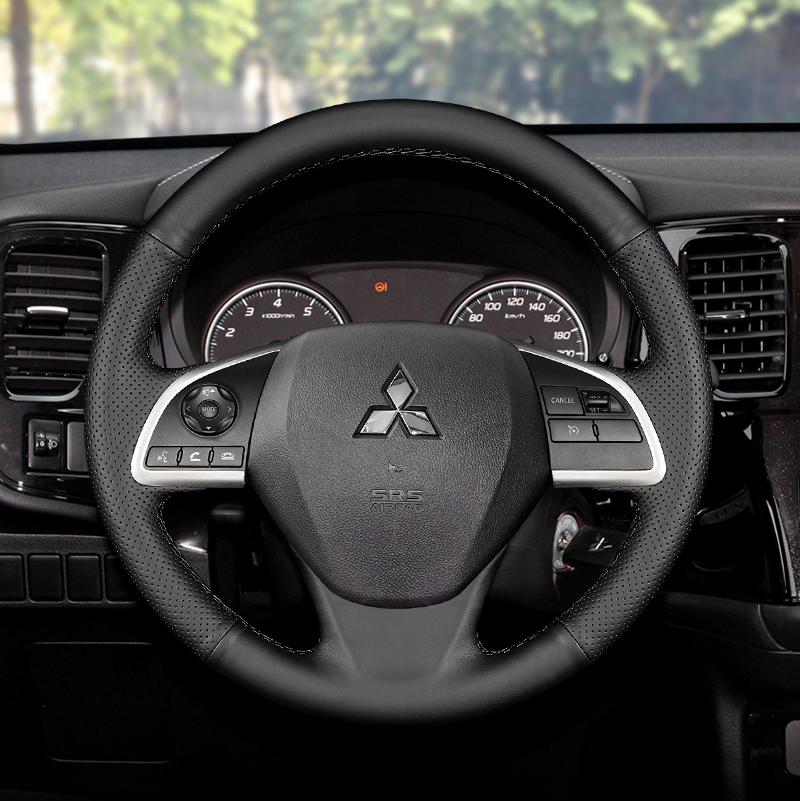 Steering Wheel Covers DIY Hand-Stitched (Black) Leather Car Cover For Mitsubishi Eclipse ASX Outlander Auto Accessories
Steering Wheel Covers DIY Hand-Stitched (Black) Leather Car Cover For Mitsubishi Eclipse ASX Outlander Auto Accessories