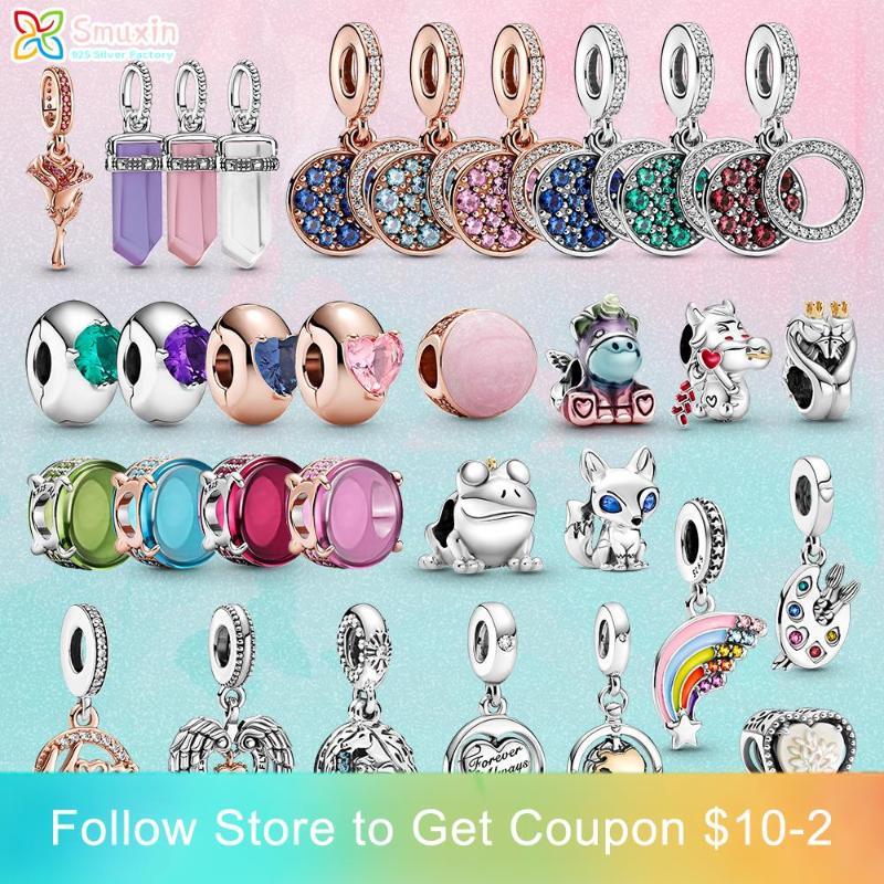 Other Smuxin 925 Sterling Silver Beads Oval Cabochon Amulet Pendant Solitaire Clip Charms Fit Original Bracelets Or Necklaces
Other Smuxin 925 Sterling Silver Beads Oval Cabochon Amulet Pendant Solitaire Clip Charms Fit Original Bracelets Or Necklaces