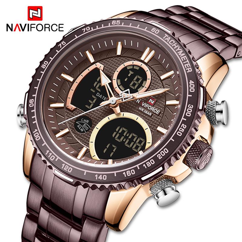 Wristwatches NAVIFORCE Men Watch Top Mens Sport Digital Quartz Male LED Luminous Waterproof Clock Relogio Masculino, Sb
Wristwatches NAVIFORCE Men Watch Top Mens Sport Digital Quartz Male LED Luminous Waterproof Clock Relogio Masculino, Sb