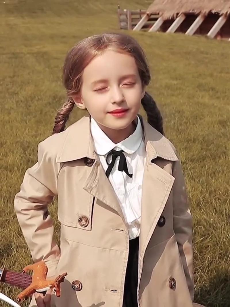 Coat Girls Hat Suit Collar Mid-length Windbreaker Autumn Spring British Style Khaki Color Waterproof Belt Cotton Jacket, Blue;gray
Coat Girls Hat Suit Collar Mid-length Windbreaker Autumn Spring British Style Khaki Color Waterproof Belt Cotton Jacket, Blue;gray