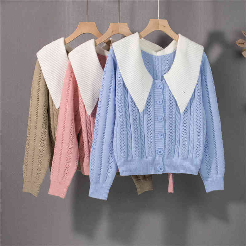 women's sweaters female crocheted cardigan turtleneck of hollow seaman out mesh korean style all-match women's sweater sweet w7vz, White;black
women's sweaters female crocheted cardigan turtleneck of hollow seaman out mesh korean style all-match women's sweater sweet w7vz, White;black