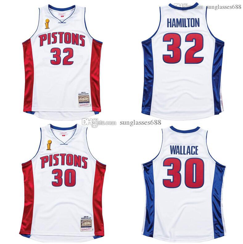 Stitched 32 Richard Hamilton 30 Rasheed Wallace Jersey S- Mitchell & Ness 2003-04 Home Finals Mesh Hardwoods Classics retro basketball jerseys Men Women Youth
Stitched 32 Richard Hamilton 30 Rasheed Wallace Jersey S- Mitchell & Ness 2003-04 Home Finals Mesh Hardwoods Classics retro basketball jerseys Men Women Youth