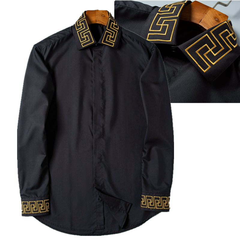 2021 Designers Mens Dress Shirts Business Fashion Casual Shirt Brands Men POLO Spring Slim Fit T-Shirts chemises de marque pour hommes, White;black
2021 Designers Mens Dress Shirts Business Fashion Casual Shirt Brands Men POLO Spring Slim Fit T-Shirts chemises de marque pour hommes, White;black