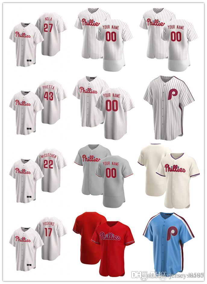 Custom Jersey Mens PhiladelphiaPhillies17 RhysHoskins 22 AndrewMcCutchen 27 AaronNola 43 NickPivetta Bas, Color
Custom Jersey Mens PhiladelphiaPhillies17 RhysHoskins 22 AndrewMcCutchen 27 AaronNola 43 NickPivetta Bas, Color