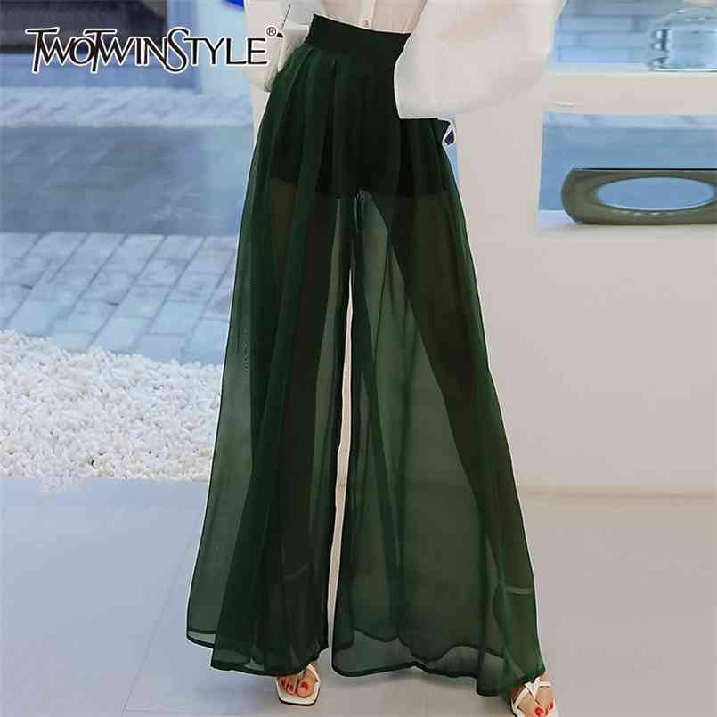 Perspective Loose Trouser For Women High Waist Casual Minimalist Wide Leg Pants Female Fashion Clothing Spring 210521, Green
Perspective Loose Trouser For Women High Waist Casual Minimalist Wide Leg Pants Female Fashion Clothing Spring 210521, Green