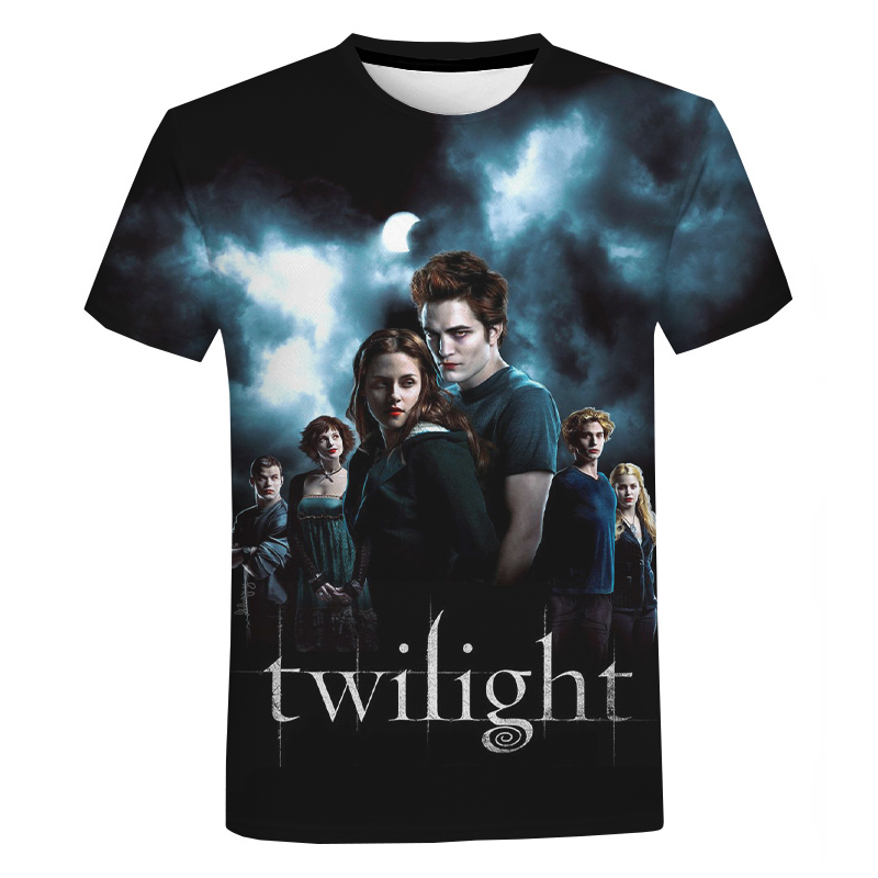 The Twilight Saga 3D T-shirt Hot Movie Harajuku Streetwear Printed T Shirt Men Women Fashion Casual Funny T Shirt Tee Tops 210329
