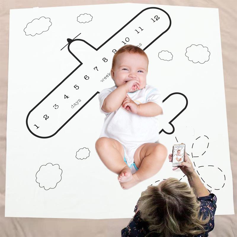 Blankets & Swaddling Plane Infant Born Baby Milestone Blanket Po Prop Background Backdrop Cloth Calendar Babies Boy Girl Pic Accessorie, Black frame
Blankets & Swaddling Plane Infant Born Baby Milestone Blanket Po Prop Background Backdrop Cloth Calendar Babies Boy Girl Pic Accessorie, Black frame