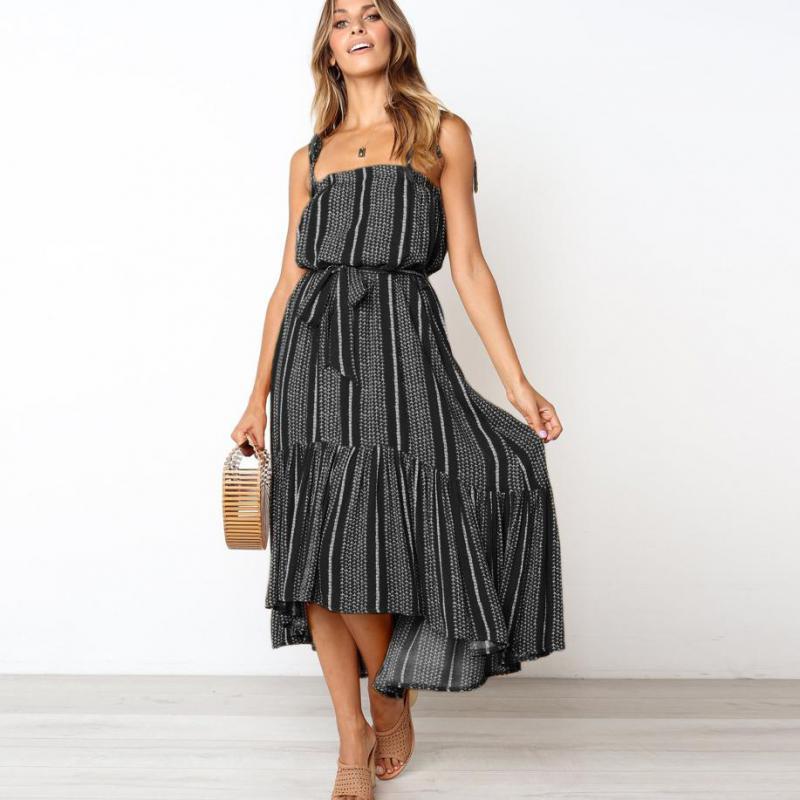 Women Dress Bandage Sleeveless Off Shoulder Bohemian es For Plus Size Sexy Long Beach women 210524