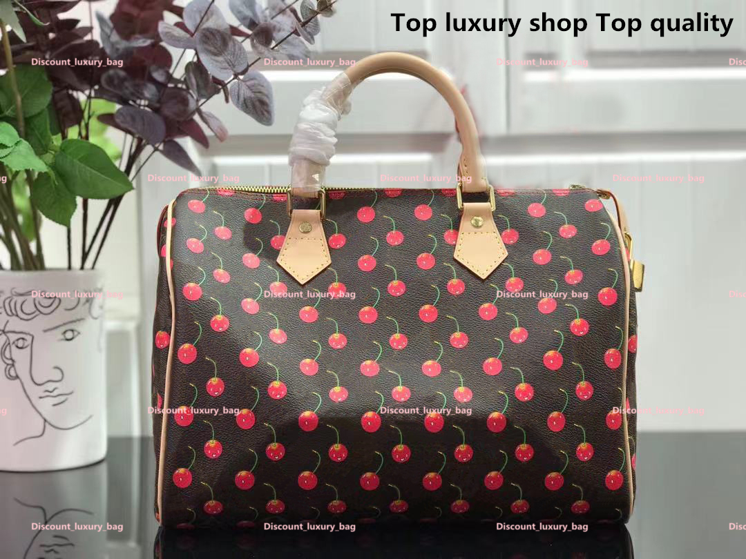 M41107 Best-selling classic Shoulder Bag SPEEDY 30 cherry stylish handbag Boston Women Genuine Leather Fashion Pillow with box, Invoice/no pay
M41107 Best-selling classic Shoulder Bag SPEEDY 30 cherry stylish handbag Boston Women Genuine Leather Fashion Pillow with box, Invoice/no pay