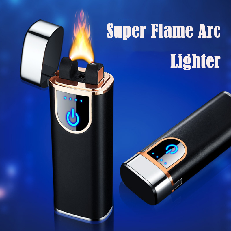 arge Firepower USB Charging Arc Windproof ighter Cigar Torch Creative Eectric ighter High-end Mens Gifts Dropship piers
arge Firepower USB Charging Arc Windproof ighter Cigar Torch Creative Eectric ighter High-end Mens Gifts Dropship piers