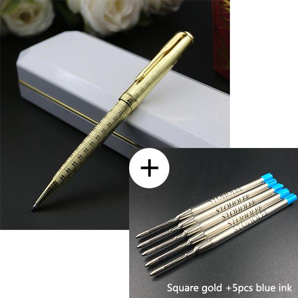 Ballpoint Pen Metal Material 0.7 Mm Ink Men's And Women's Style Stationery Signature Office School Supplier Pens, Blue;orange
Ballpoint Pen Metal Material 0.7 Mm Ink Men's And Women's Style Stationery Signature Office School Supplier Pens, Blue;orange