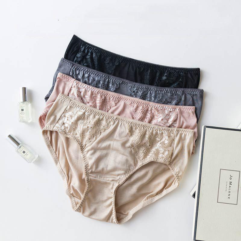 Women's Panties Sexy Lace No Trace Briefs Print Breathable Translucent Women Underwear Elastic Mulberry Silk Soft High Qual Female C85, Black;pink
Women's Panties Sexy Lace No Trace Briefs Print Breathable Translucent Women Underwear Elastic Mulberry Silk Soft High Qual Female C85, Black;pink