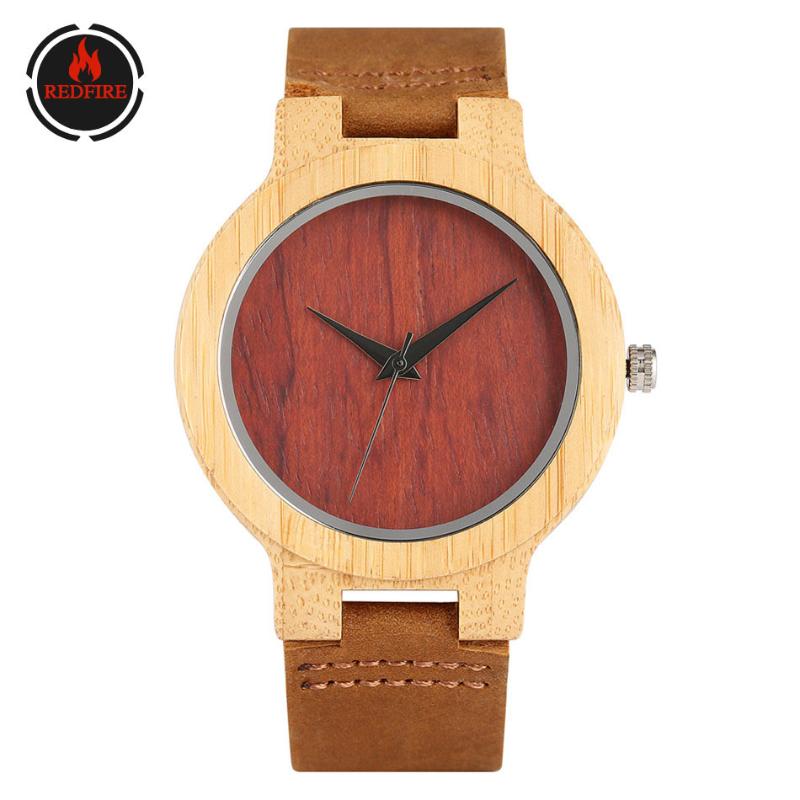 Wristwatches REDFIRE Simple Round Dial Wood Watch Mens Watches Quartz Brown Genuine Leather Strap Fashion Natural Bamboo Men's, Slivery;brown
Wristwatches REDFIRE Simple Round Dial Wood Watch Mens Watches Quartz Brown Genuine Leather Strap Fashion Natural Bamboo Men's, Slivery;brown