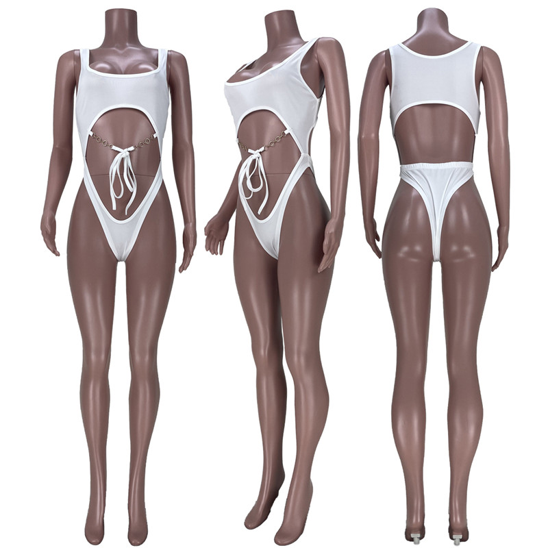 Summer Women Bikinis swimwear plus size S-2XL Bathing Suit sexy one piece swimsuits One-piec swimming suits solid color swimsuit lady beach wear DHL S