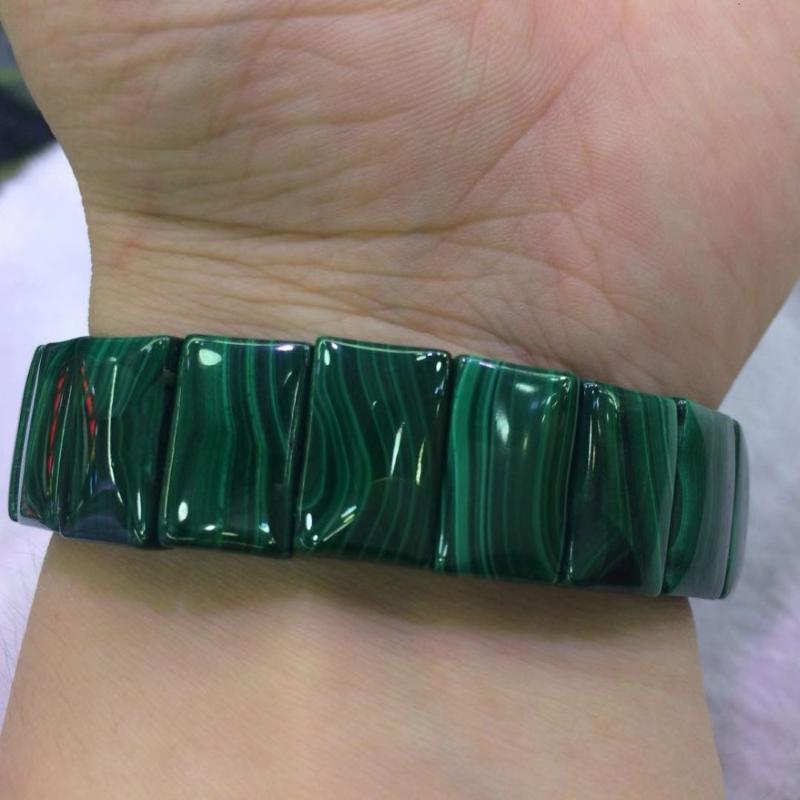 Beaded, Strands Natural Malachite Stone Beads Bracelet Bangle Fine Jewelry For Woman Gift Wholesale !, Black
Beaded, Strands Natural Malachite Stone Beads Bracelet Bangle Fine Jewelry For Woman Gift Wholesale !, Black