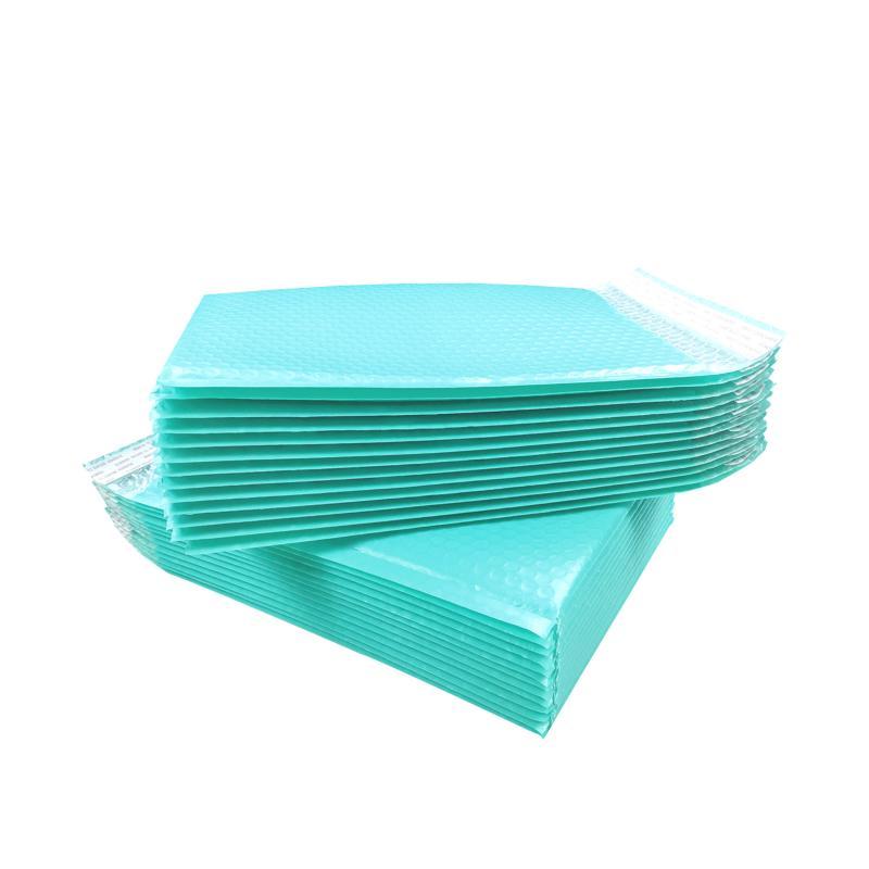 Gift Wrap 50pcs Bubble Mailers Padded Envelopes Pearl Film Present Mail Envelope Bag For Book Magazine Lined Mailer Self Seal Blue