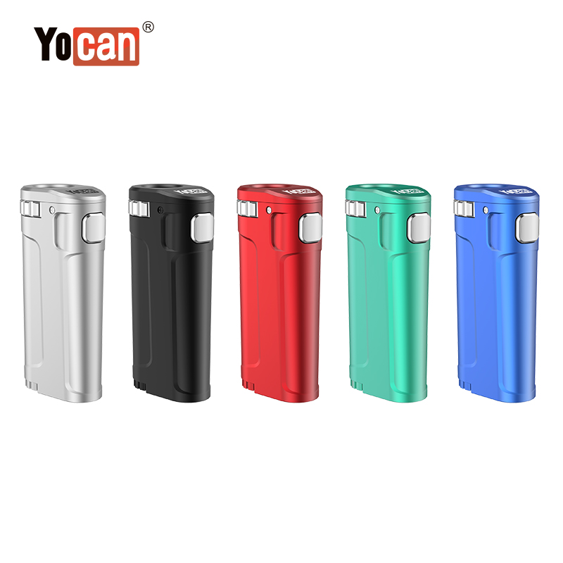 Original YOCAN UNI Box Mod 650mAh Battery Portable Vaporizer VV Variable Volta Adjustable Height and Diameter Holder Fit All Atomizer Authentic
Original YOCAN UNI Box Mod 650mAh Battery Portable Vaporizer VV Variable Volta Adjustable Height and Diameter Holder Fit All Atomizer Authentic