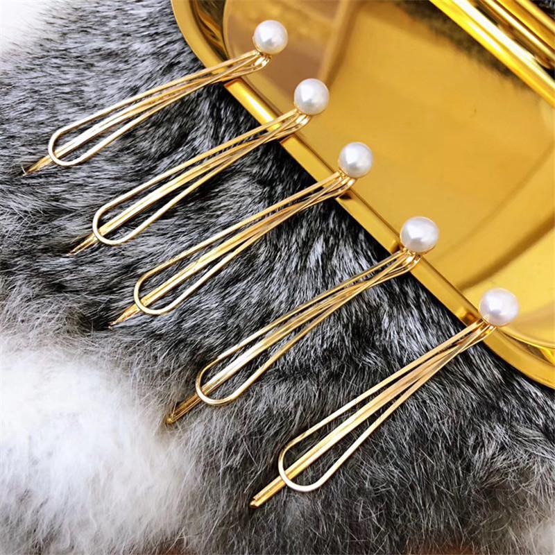 Hair Clips & Barrettes FashionKorean Version Of The Accessories Explosion Model Natural Mussel Pearl Female Hairpin, Golden;silver
Hair Clips & Barrettes FashionKorean Version Of The Accessories Explosion Model Natural Mussel Pearl Female Hairpin, Golden;silver
