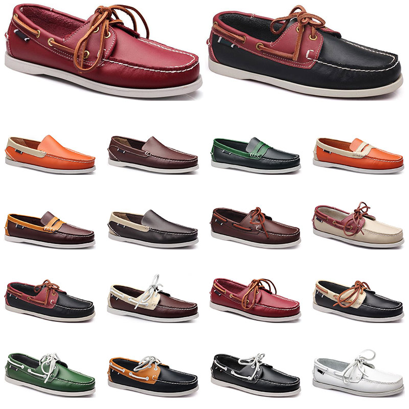 196 Womens sneakers Sailing shoe mens casual leather shoes black white red green orange brown outdoor trainers size 38-45, 14
196 Womens sneakers Sailing shoe mens casual leather shoes black white red green orange brown outdoor trainers size 38-45, 14
