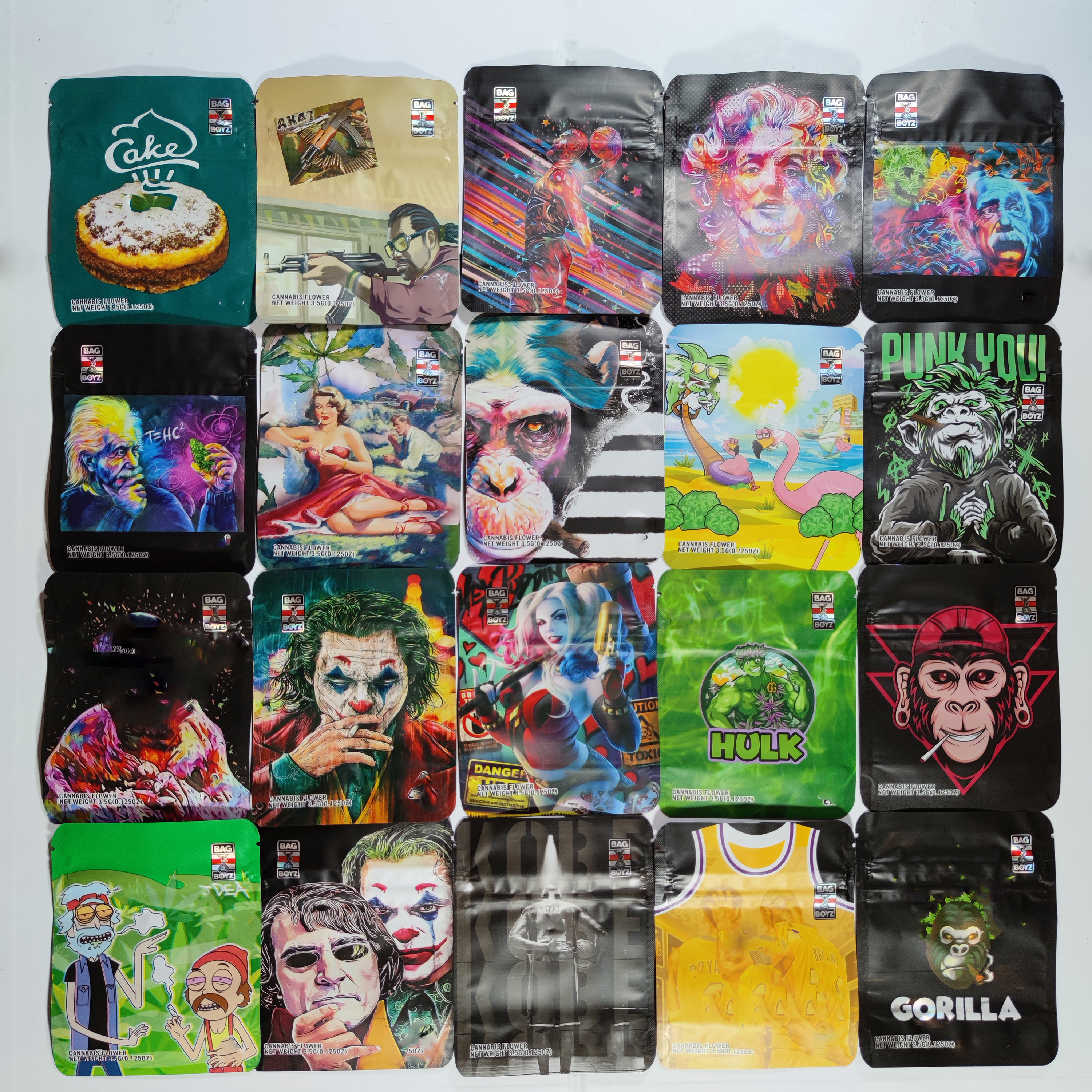 3.5g Zookies Bag boyz Ice Cream wedding cake Edibles Packaging Bags gorilla glue jungle gas gummies Mylar bagboyz resealable Child proof lock package
3.5g Zookies Bag boyz Ice Cream wedding cake Edibles Packaging Bags gorilla glue jungle gas gummies Mylar bagboyz resealable Child proof lock package