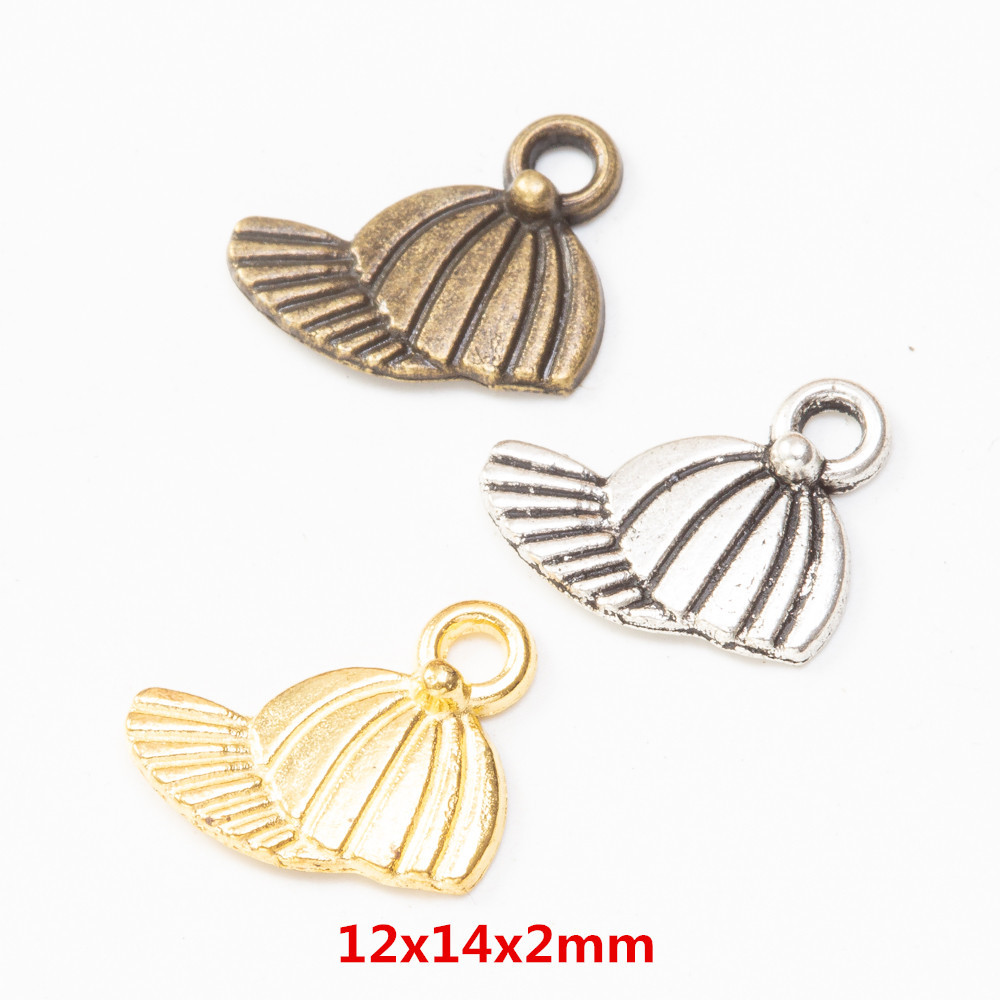 200pcs Gold sports cap hat charms 12X14X2MM antique silver vintage bronze pendant alloy metal jewelry accessories brass copper diy jewellery making, Bronze;silver
200pcs Gold sports cap hat charms 12X14X2MM antique silver vintage bronze pendant alloy metal jewelry accessories brass copper diy jewellery making, Bronze;silver