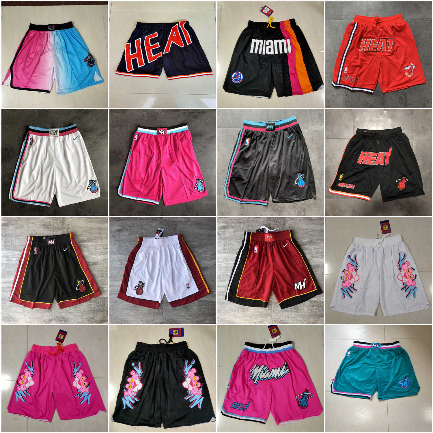 2021 Team Basketball Short Just Don Miami Heat City Version Shorts Hip Pop Pant With Pocket Zipper Sweatpants White Black Color Stitched Siz
2021 Team Basketball Short Just Don Miami Heat City Version Shorts Hip Pop Pant With Pocket Zipper Sweatpants White Black Color Stitched Siz