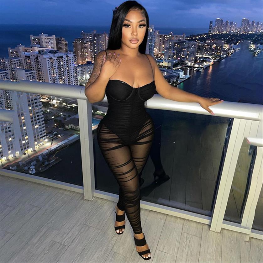 fashion outfit spring solid women rompers color black spaghetti strap backless mesh stacked leggings jumpsuit, Black;white
fashion outfit spring solid women rompers color black spaghetti strap backless mesh stacked leggings jumpsuit, Black;white
