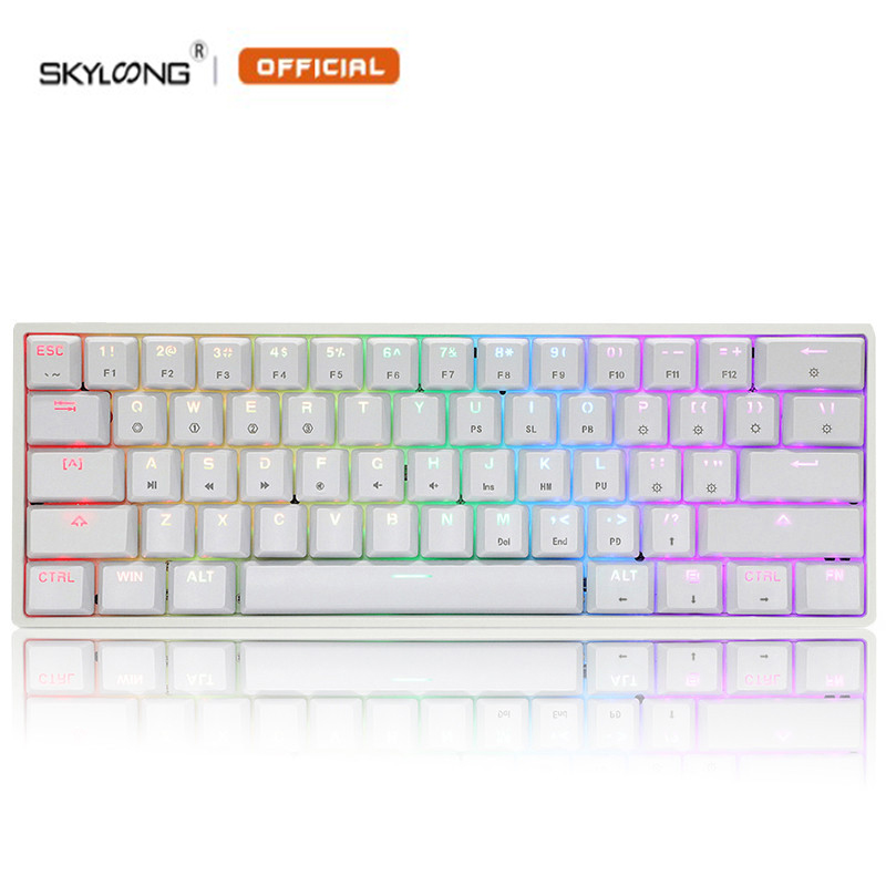 

SKYLOONG GK61 61 Keys Gaming Mechanical Keyboard USB Wired RGB Backlit Gamer Mechanical Keyboard For Desktop Tablet Laptop SK61hello