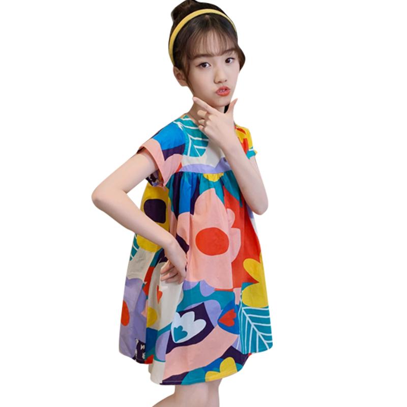 Girl's Dresses Girls Summer Floral Pattern Dress For Girl Sleeveless Kids Casual Style Clothes 6 8 10 12 14, Red;yellow
Girl's Dresses Girls Summer Floral Pattern Dress For Girl Sleeveless Kids Casual Style Clothes 6 8 10 12 14, Red;yellow