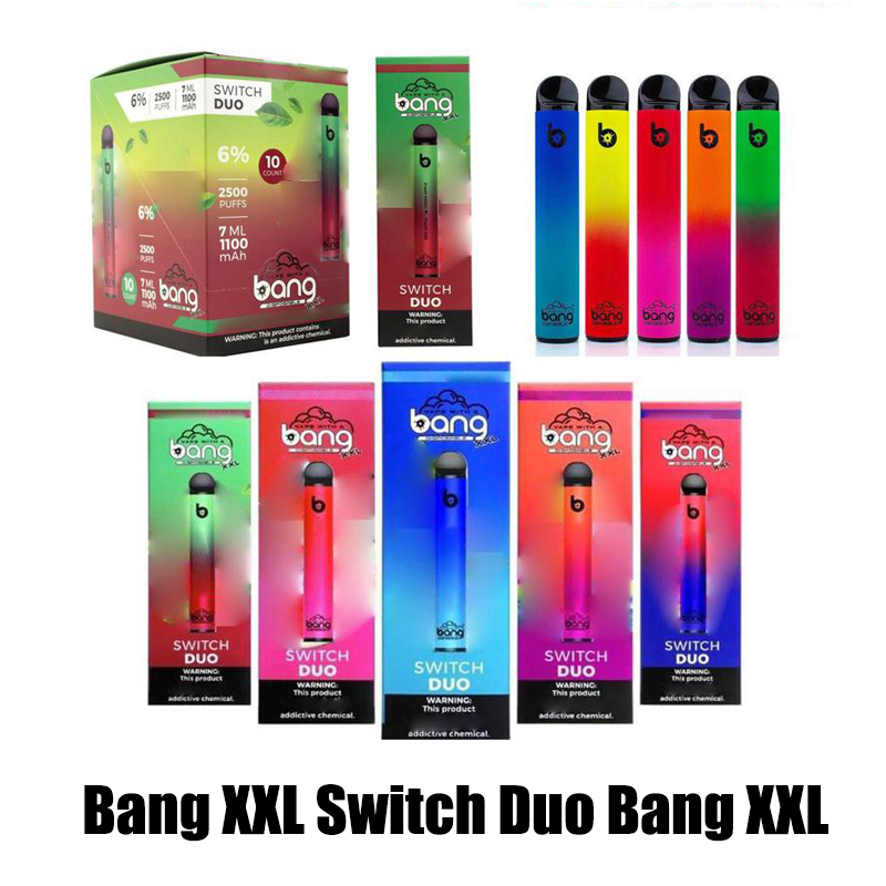 17350 battery Bang XXL Switch Duo Pro Max 2 IN 1 Disposable Vape 2500 Puffs 1100mAh Batteries 7ml Cartridges pod XXtra Double Vape Pen
17350 battery Bang XXL Switch Duo Pro Max 2 IN 1 Disposable Vape 2500 Puffs 1100mAh Batteries 7ml Cartridges pod XXtra Double Vape Pen