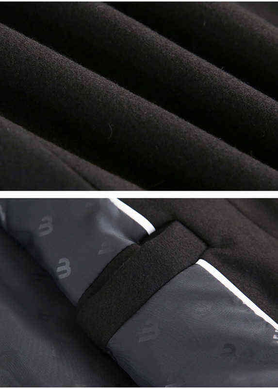 IEFB Black Single Button Thrn Down Collar Woolen Coat Autumn Winter Men's Medium Length Thick Korean Trendy Coat 9Y5236 211122